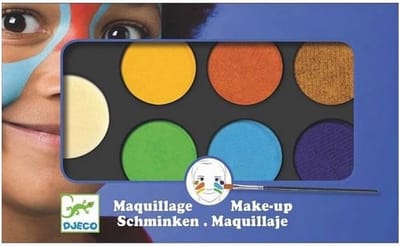 Kinder Make-up Palet - Kinderspel - Creatief Spelen - Natuurlijke Kleuren - 6 Kleuren - Niet gespecificeerd