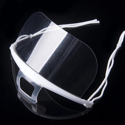 Transparant Mondkapje - Hygiënisch mondmasker - Gelaatmasker - Face shield - Herbruikbaar - 10 stuks