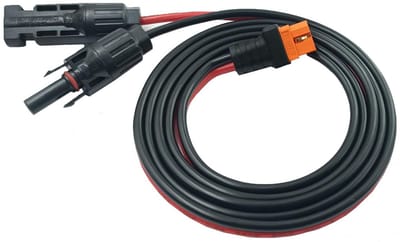 Zonnepaneel naar XT60i Zonnekabel Adapter voor Powerstations en Zonnegeneratoren - 12AWG 1,5m