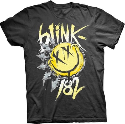Blink-182 - Big Smile Heren T-shirt - S - Zwart