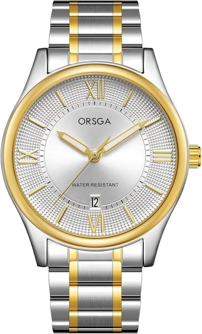 Stijlvol Herenhorloge Waterdicht Analoog met Leer of Stalen Band en Datumweergave