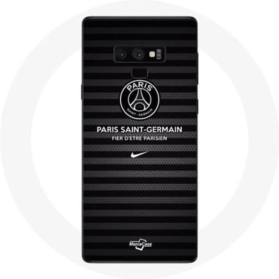 Coque - Paris Saint Germain - Galaxy Note 9 - Noir - Rigide - Fier d'être Parisien