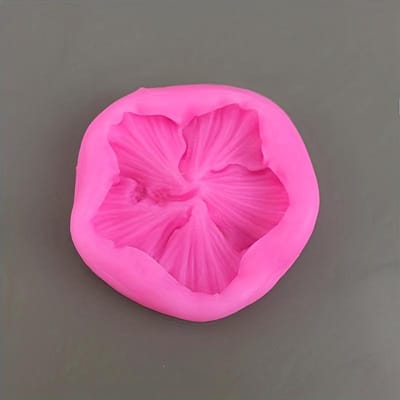 1 pièce Moule à Chocolat Fleur 3D en Silicone Forme Fleur avec Pétales Détaillés, Moule Réutilisable pour Pâtisserie DIY, Décoration de Gâteau, Moule à Chocolat en Silicone rose