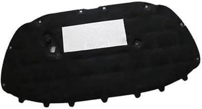 Motor Isolatie Mat - Motorhoes Geluiddempend - Motorruimte Isoleren - Hittebestendig Materiaal - One Size - Zwart