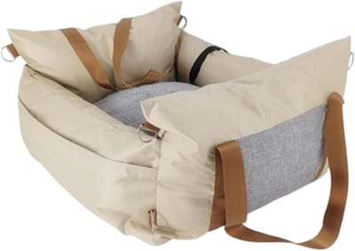 Honden Autostoel - Reisbed Hond - Veilig Reizen - Verstelbare Veiligheid - 60x50x33 cm - B
