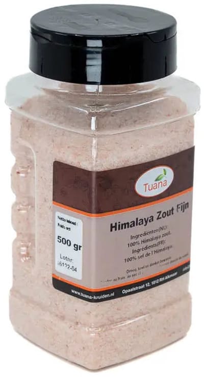 Tuana Kruiden - Himalaya Zout (fijn) - Strooibus 350 Gram - MP-H-0006