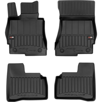 Frogum No.77 - Automatten set - Geschikt voor Mercedes S-Klasse W221 2005-2013 - Korte versie (SWB) - 3D TPE Rubber - 4-delig - Zwart