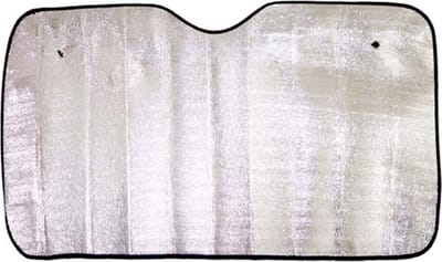 Concorde Auto zonnescherm - aluminium - L80 x B150 cm - voorruitscherm - 2 zuignappen