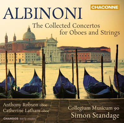 Anthony Robson, Catherine Latham, Collegium Musicum 90, Simon Standage - Albinoni: Collected Concertos For Oboes And Strings (3 CD) (Remastered)
