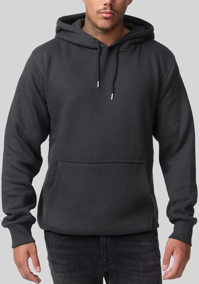 Smith & Solo Hoodie Heren - Sweatshirt Heren Met Capuchon - Katoen - Antraciet M