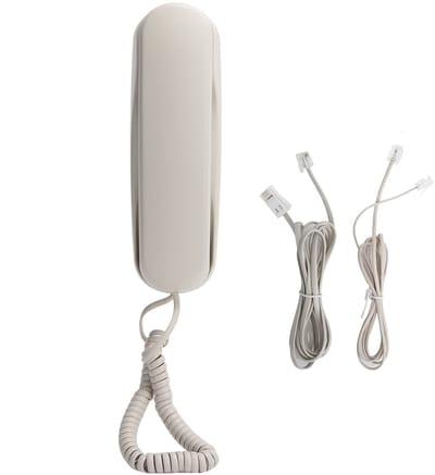 Dailygoody - Landline Telephone - Mini Desktop Telefoon - Wandmontage - Duurzaam - Hoogwaardige Geluidskwaliteit - Geschikt voor Thuis en Kantoor - Co..