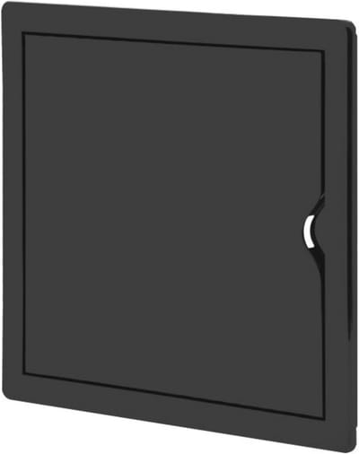 Inspectie Deur - Toegangspaneel Luik - Verborgen Installaties Toegankelijk - Omkeerbare Deur - 20 x 20 cm - Zwart