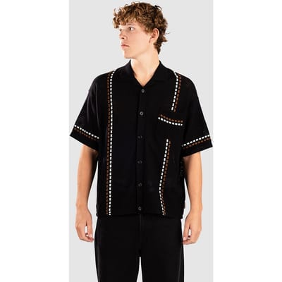 Redefined Rebel RREduardo Knit Boxy Fit Shirt zwart