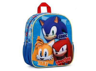 Sonic the Hedgehog - Rugzak - 3D - 31cm - Tails - Sonic - Knuckles