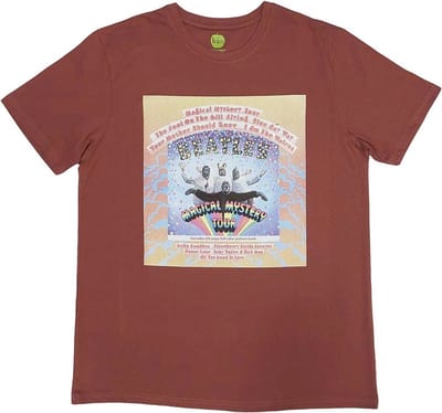 The Beatles - Magical Mystery Tour Album Cover Heren T-shirt - S - Rood