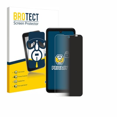 BROTECT - privacy screenprotector voor Sunmi L3 - Folie Beschermfolie Blauwlichtfilter
