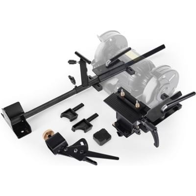VEVOR Multi-slijpmal voor 152,4 mm en 203,2 mm bankslijpmachines, accessoires met platform, verstekgeleider, gereedschapshouder, afstelblok, voor beitels en houtdraaigereedschap