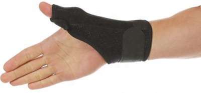Scoby - Duimbrace - Geschikt voor Rechterduim - Duim Ondersteuning Brace - Verstelbaar - One Size - Zwart