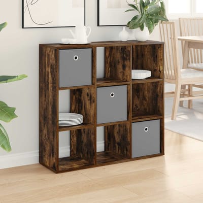 vidaXL - Dressoir - Rook - Eiken - 88,5 - x - 29 - x - 84,5 - cm