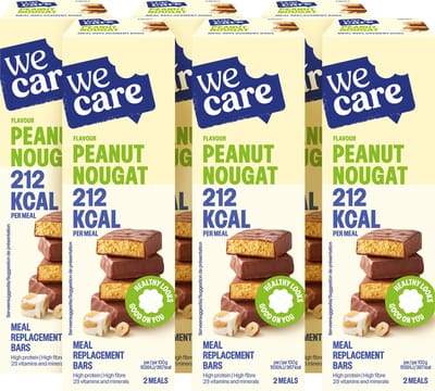 WeCare - Meal Replacement Bars - Pinda Nouga 6 x 120 gr