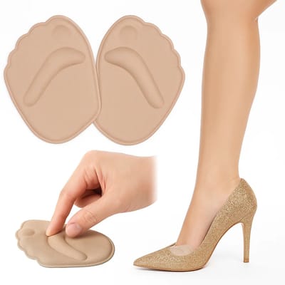 Voorvoet Inlegzolen Met Kussentjes I Inlegzool I Steunzooltjes Voorvoet I 1 Paar I Beige