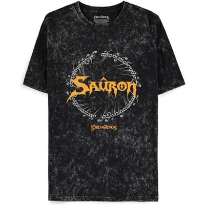 Difuzed The Lord of the Rings Sauron Acid Wash T-Shirt-Maat L (Diversen) Nieuw