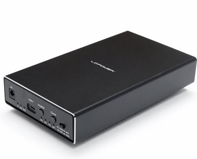 USB3.2 Gen. 2x1 USB-C Port Docking Station met Duplicator - Kloon Functie - Externe Harde schijven behuizing voor 3,5" SATA HDD/NVMe M.2 SSD - (LC-Dock-C-35-M2)