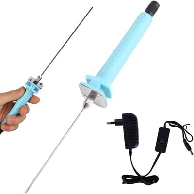 Dailygoody - Elektrische schuimsnijder - Polystyreen snijden - Snelle en nette afwerking - 15 cm - Antislip handgreep - Voor hobbyisten en professiona...