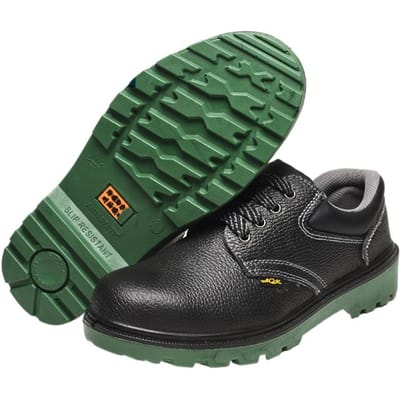 Chaussures de travail d'assurance de travail à fond vert Chaussures de travail anti-écrasement en acier Baotou pour hommes Anti-perforation, résistantes à l'usure, antidérapantes et confortables 46