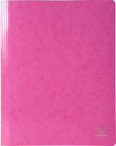 Exacompta 25x Snelhechtmap IDERAMA® in gelamineerd glanskarton 355gm2 - A13 - Roze - 380808B
