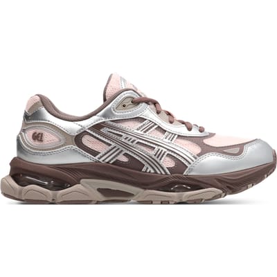 Asics GEL-NYC Sneakers Dames - Zilver - Maat 37 - Mesh/Synthetisch
