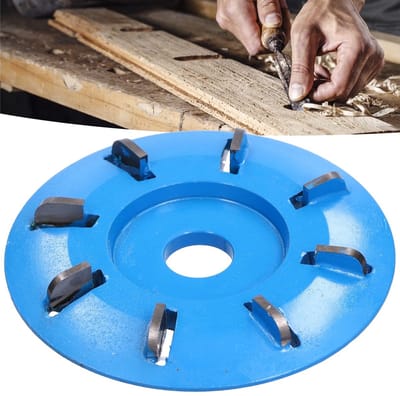 Dailygoods- Snijblad 8 Tanden - Houtbewerkingsdisc - Snijden/Polijsten - Hoogwaardige 45# Koolstofstaal - Efficiënte Ontwerp - Voor Houtbewerking - Houtbewerkingsschijf