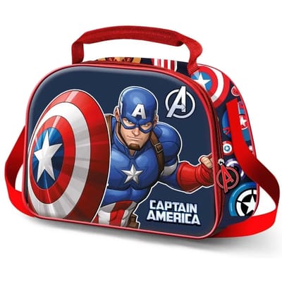 Broodtrommel voor kinderen Karactermania Marvel Captain America Patriot 3D
