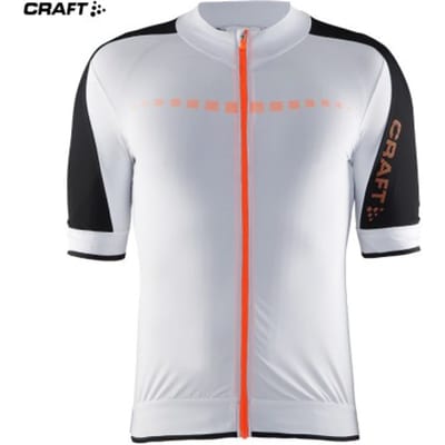 Craft Aerotec Jersey Lichtgewicht Maat M heren fietsshirt Wit Geel Zwart 1904989