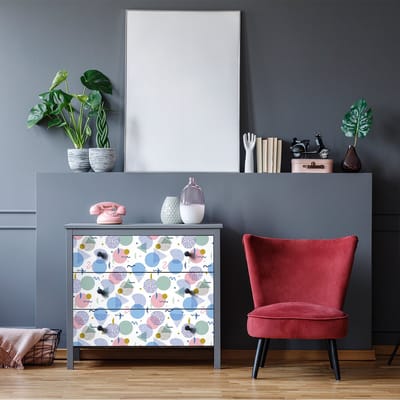 Scandinavische meubelsticker Jytte 40 x 60 cm
