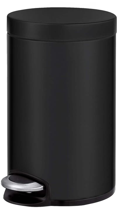 EKO - Serene pedaalemmer 20 liter - Stainless steel Plastic - Zwart - Prullenbak