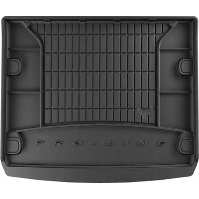 Rubberen kofferbakmat met organizer – VW Touareg I 2002-2010 – Op maat – Geurloos – Duurzaam en eenvoudig schoon te maken