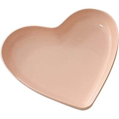 Serveerschaal Hartvorm Dinerbord Plastic Gemakkelijk schoon te maken Veelzijdig Keuken Servies voor Feest Bijeenkomst Bruiloft Type 1