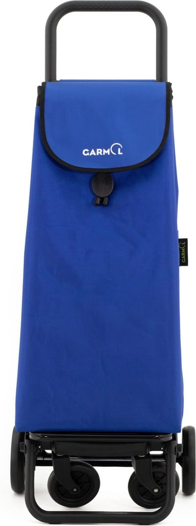Garmol Boodschappentrolley G360 Travel - 4 Wielen - Roterende Voorwielen - Azulina