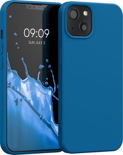 kwmobile telefoonhoesje geschikt voor Apple iPhone 13 - Hoesje voor smartphone - Back cover in rifblauw