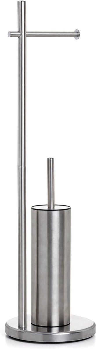 DailySupplies® Toiletbutler - Toiletrolhouder Staand - Zilver