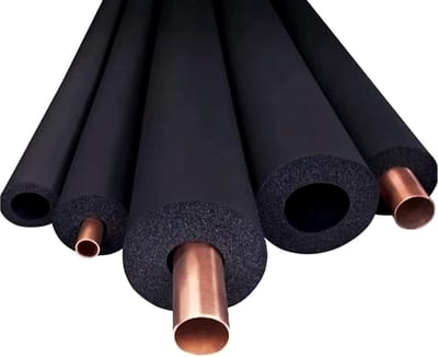 Pijpisolatieschuim - Isolatiebuis Schuimrubber - Leidingen Isoleren - Gesloten Celstructuur - 2 meter - Zwart