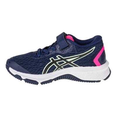 Asics Trainers met druksluiting voor kinderen (Marineblauw)