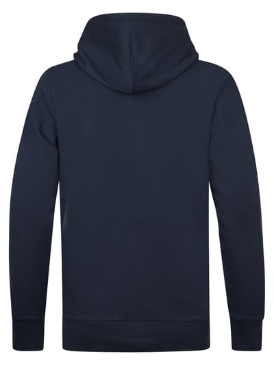 Petrol Industries Hoodie Heren - Trui met Capuchon - Kangoeroezak - 95% Katoen, 5% Elastaan - Comfortable Sweater Mannen - Blauw - Maat S