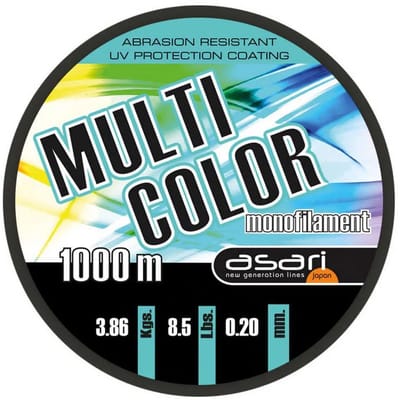 Asari Multicolour Monofilament 1000 M Veelkleurig 0.450 mm