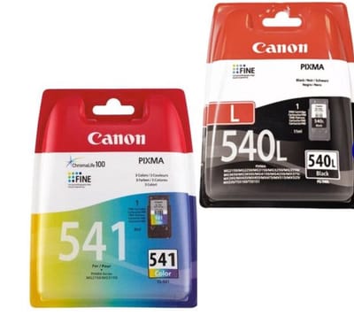 Canon PG-540L & CL-541 - Inktcartridge - Origineel - Kleur en Zwart + Retourzakje