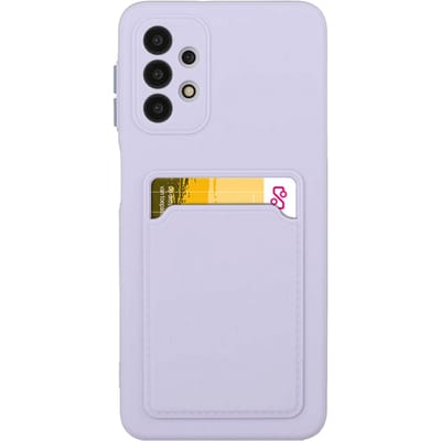 CaseBody Samsung Galaxy A52(s) Telefoonhoesje met Kaarthouder Paars