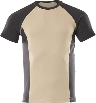 Mascot Unique T-shirt 50567-959 - lichtkhaki/zwart - 2XL