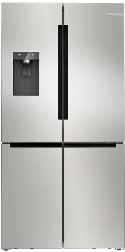 Bosch Serie 6, koel-vriescombinatie, meerdere deuren, 183 x 90,5 cm, geborsteld staal met anti-vingerafdruk, KFI96APEA
