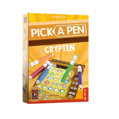999 Games - Pick a Pen - Crypten - Dobbelspel - Dobbelen met potloden - Scorevellen van 3 verschillende niveaus - Gezelschapsspel - Familiespel - Klein cadeautje - bevat spelregels in NL en EN